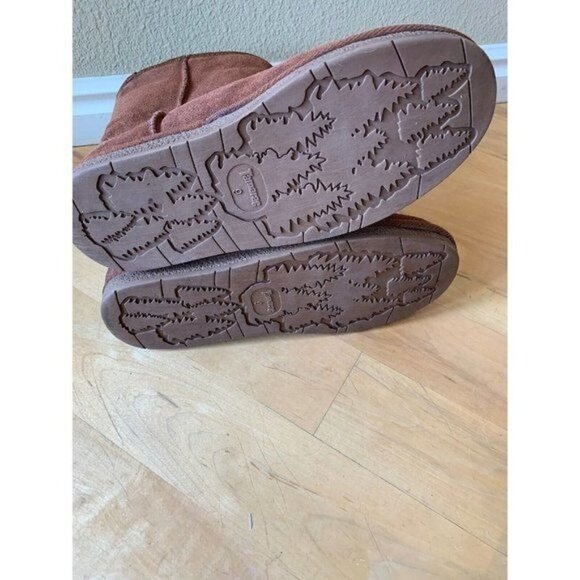 Tamarac Audrey Brown Suede Shearling Lined Winter Boots Size 9 - Picture 6 of 11